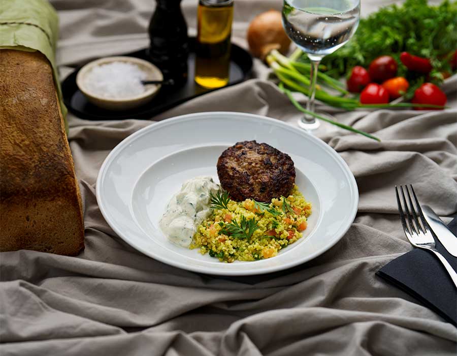 Nanna Svartz restaurang matsal med uppdukade bord