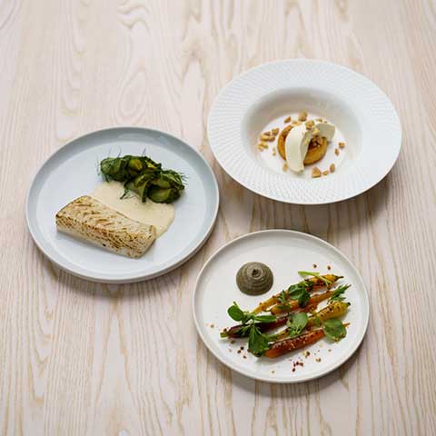 Svarta Räven uppdukat bord